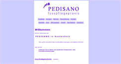 Desktop Screenshot of pedisano.ch