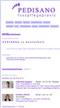 Mobile Screenshot of pedisano.ch