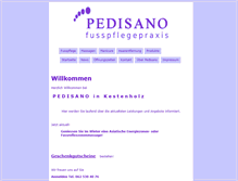 Tablet Screenshot of pedisano.ch